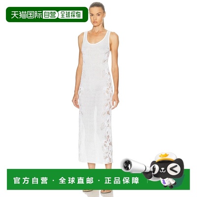 1h可退 香港直邮Alaia 女士 蕾丝背心连衣裙 9R2749K071B