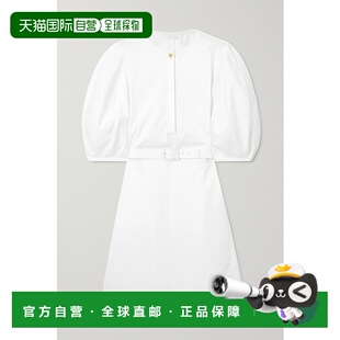 香港直邮Chloe 中长连衣裙 蔻依 配腰带中袖 CHC24SRO 女士 1h可退