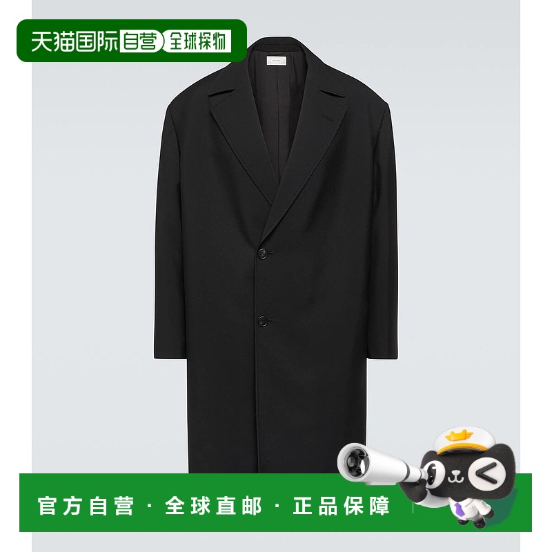 香港直邮The Row 男士 Pers 双排扣初剪羊毛大衣