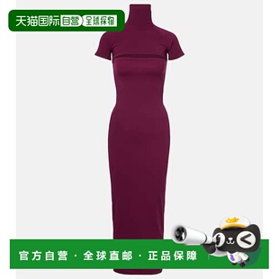 Second 1h可退 香港直邮Alaia 女士 针织中长连衣裙包臀裙 Skin