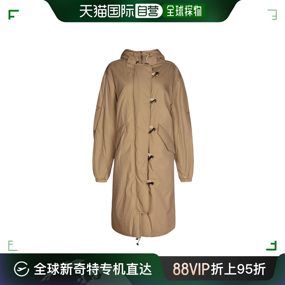 香港直邮Isabel Marant Etoile徽标派克大衣 MA121422A005E