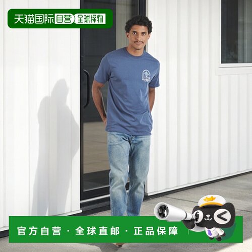 欧洲直邮Billabong衣服男短袖T恤衫海蓝色PORTAL PREMIUM SS