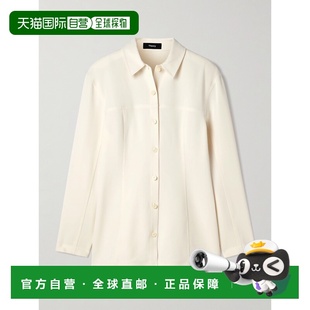 绉纱衬衫 1h可退 女士 希尔瑞 P1109504y0c 香港直邮THEORY