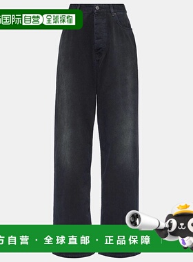 香港直邮Balenciaga 巴黎世家 女士 高腰阔腿牛仔裤 000895阔腿裤