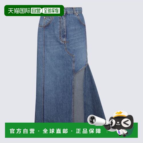 香港直邮ALEXANDER MCQUEEN 女士半身裙 754828QMAC支付后1h可退
