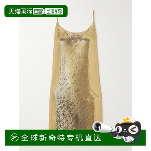 25AIRO024MH0006 1h可退 香港直邮Rabanne 女士 链甲迷你连衣裙