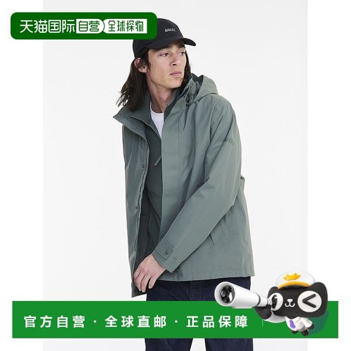 自营欧洲直邮AIGLE艾高 短款 GORE-TEX 夹克 带帽可拆卸兜外套