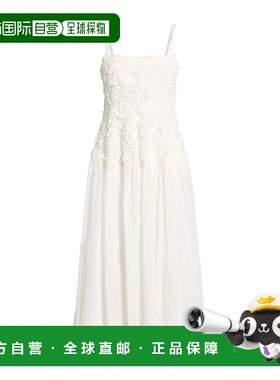 1h可退 香港直邮Simkhai 女士 中长连衣裙 white白色 舒适时尚