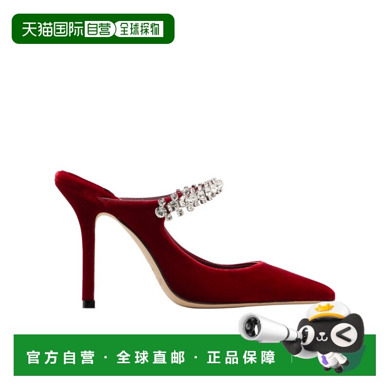 1h可退 香港直邮JIMMY CHOO 女士凉鞋 BING100RUBYRED SS2026 红