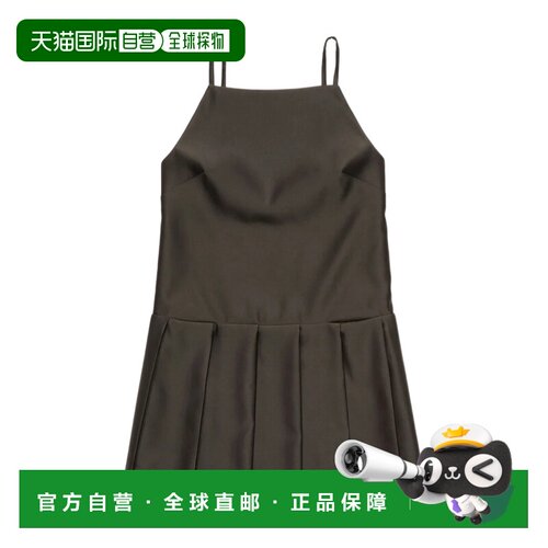 香港直邮ACNE STUDIOS 女士连衣裙 A20983DGO AW2026 绿色 吊带连