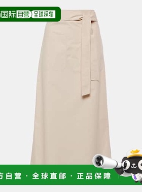 香港直邮TOT&Ecirc;ME 女士 棉质中长半身裙  舒适时尚长裙