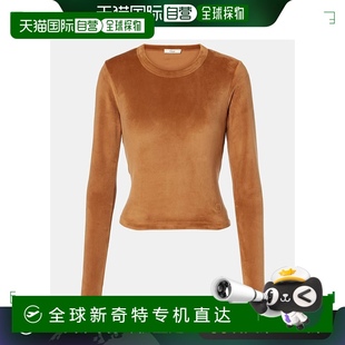 brown棕色 天鹅绒上衣 000767 舒适时尚 蔻依 香港直邮Chloe 女士
