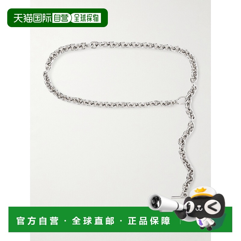 香港直邮mcqueen 亚历山大 麦昆 女士 镀银腰链 857628J16SS