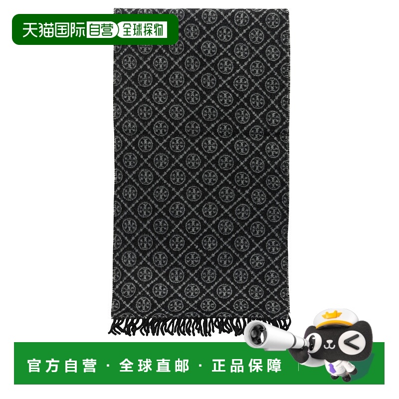 香港直邮Tory Burch 托里 伯奇 女士 T Monogram 提花围巾 164571