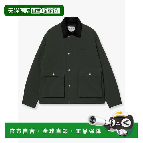香港直邮CARHARTT WIP 男士 Quentin on front 尼龙刺绣徽标夹克