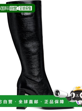 1h可退 香港直邮Courreges 女士 黑色 Heritage Shadow Naplack