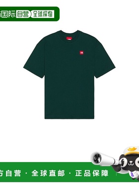 1h可退 香港直邮The North Face 北面 男士 红色方形T恤 NF0A8EG5