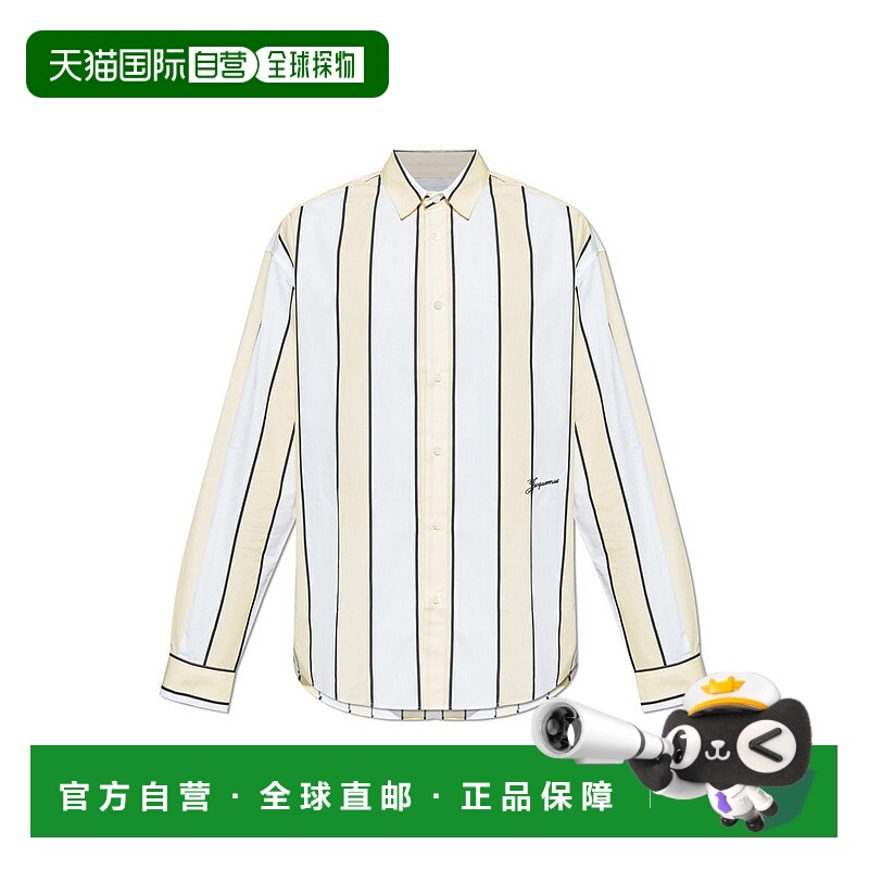 1h可退 香港直邮Jacquemus 男士 條紋長袖襯衫 SHM00001DW004842B