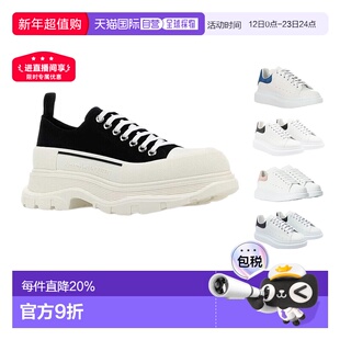 1h可退 【自营】香港直邮MCQUEEN麦昆女鞋经典休闲运动鞋黑白厚底