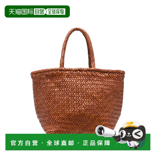 香港直邮DRAGON DIFFUSION 女士 棕色小牛皮手袋 DGS68813TAN