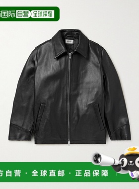 香港直邮AGOLDE 男士 Chadwick 全粒面皮革皮夹克夹克 A4023BLACK