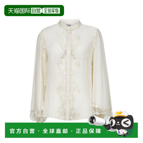 香港直邮CHLOÉ 女士衬衫 CH25AHT33117114 SS2026【付后1h可退】