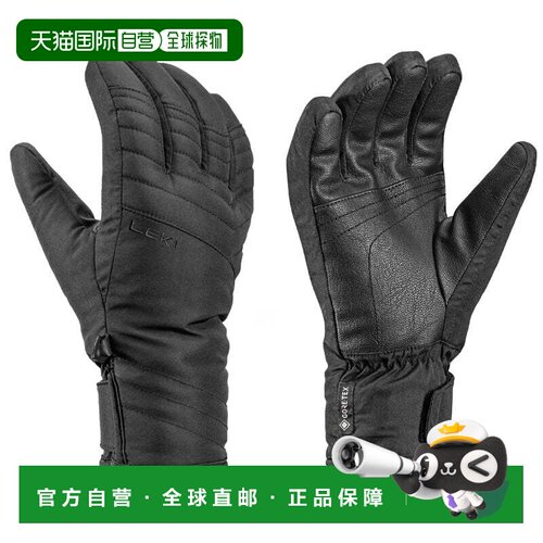 1h可退 香港直邮LEKI 女士手套 655861201NERO CO 黑色 GUANTI DO