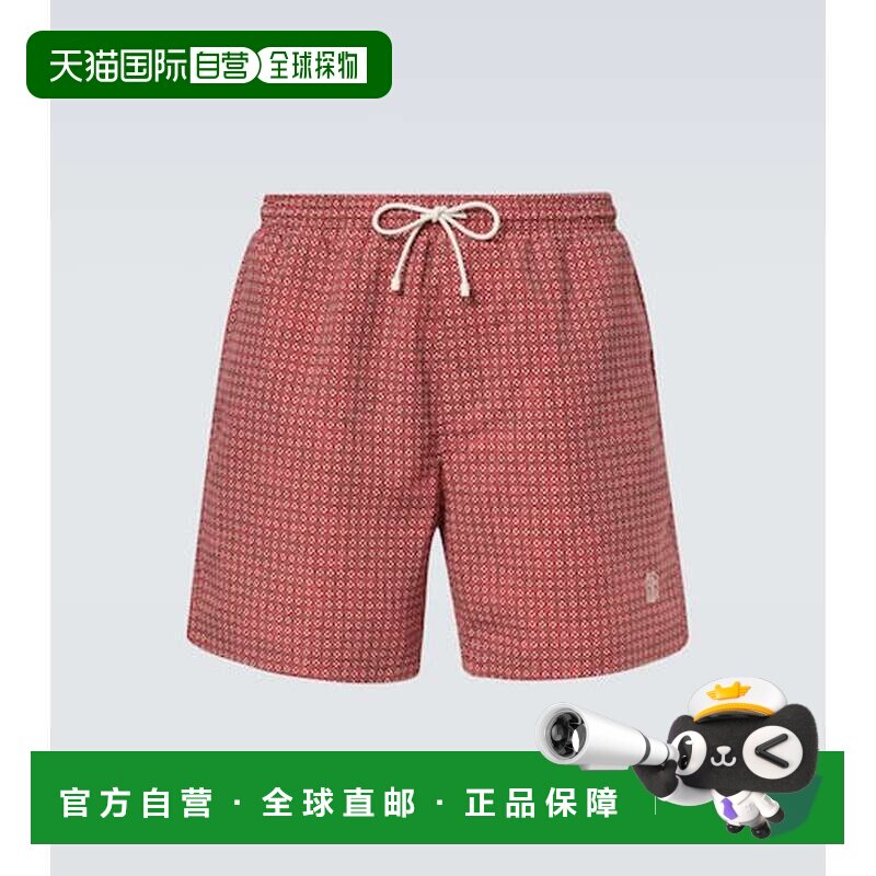 香港直邮Brunello Cucinelli 布内罗 古奇拉利 男士 印花泳裤 MR8