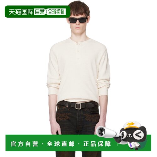 1h可退 香港直邮ralph lauren rrl 拉夫 劳伦RRL 男士 灰白色亨利