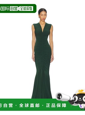 1h可退 香港直邮NORMA KAMALI 诺玛 卡玛丽 女士 x Front 无袖深V