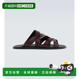 香港直邮MANOLO BLAHNIK 莫罗 伯拉尼克 男士 Marvin 鳄鱼纹皮质