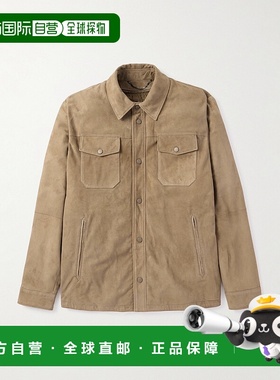 1h可退 香港直邮Canali 康钠丽 男士 绒面革夹克 LE00298O7046970