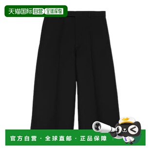 自营Gucci 皮带环九分羊毛休闲裤 771040ZAPE5阔腿裤