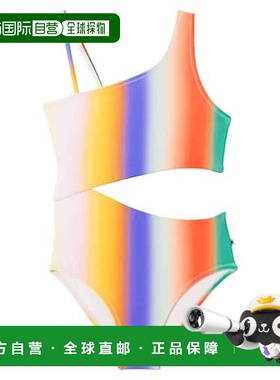 1h可退 香港直邮Molo 女童 Naan 印花泳衣童装 colorful花色 舒适