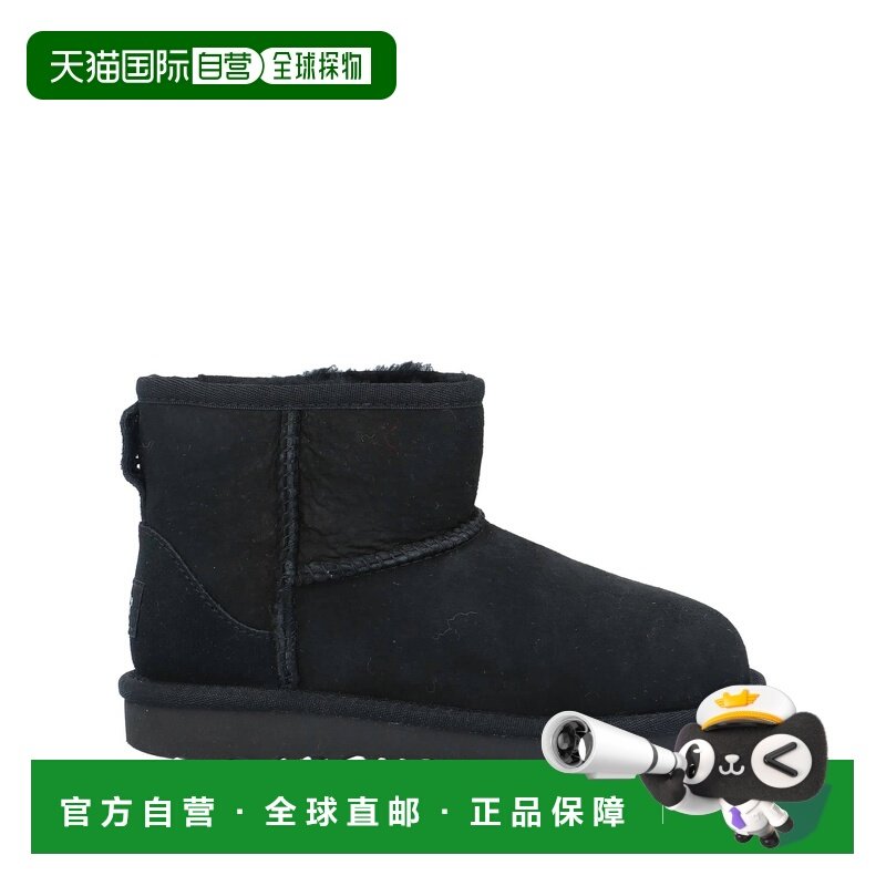 香港直邮Ugg 女童 脚踝靴童鞋 black黑色 舒适时尚,童鞋/婴儿鞋/亲子鞋,皮靴,淘宝优惠券,粉丝福利购,淘宝优惠卷