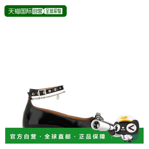 1h可退 香港直邮GANNI 女士芭蕾乐福鞋 S2751099 AW2024 黑色 JEW