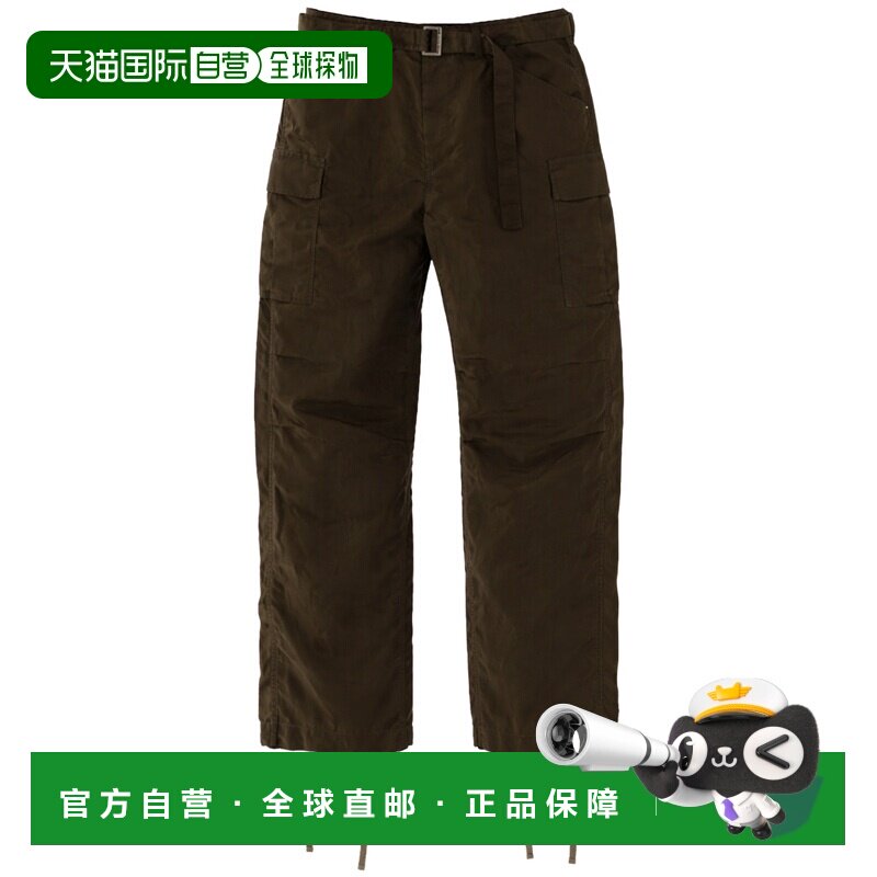 1h可退 香港直邮SACAI 男士休闲裤 2603915M531 CO 军绿色 腰带休