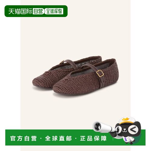 1h可退 香港直邮COACH 女士芭蕾乐福鞋 100302615915000 CO 深棕