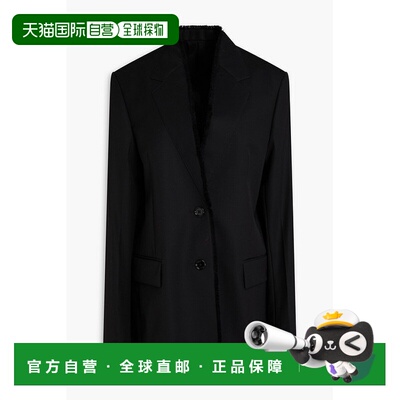 香港直邮toteme 女士 流苏羊毛西装外套 253WRZ0054FB0435001BLAC