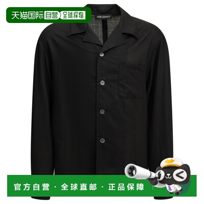 香港直邮OUR LEGACY 男士衬衫 M4262PVBBLACK AW2【付后1h可退】