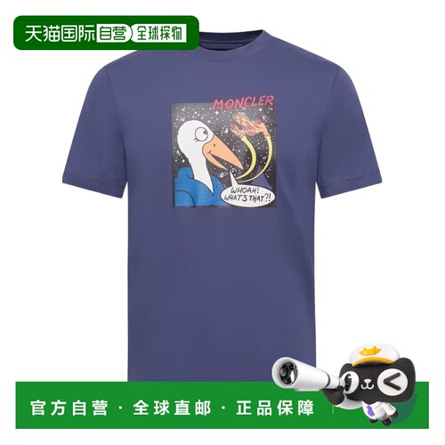 香港直邮Moncler Space MonDuck T恤 短袖L10918C0002989B8U
