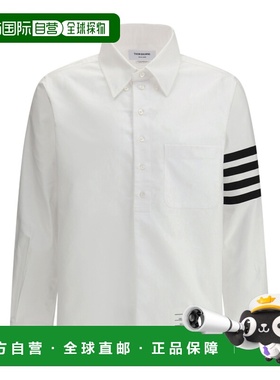 香港直邮Thom Browne 标志贴片衬衫 MWL431CF0313