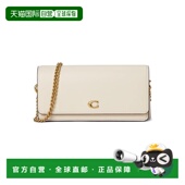 香港直邮Coach 舒适时尚 蔻驰 Evie 1h可退 链条钱包 女士 长款