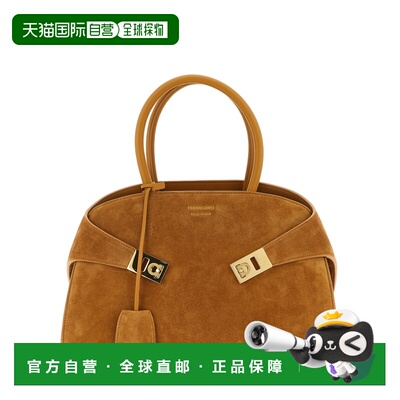 1h可退 欧洲直邮SALVATORE FERRAGAMO 女士手提包 792064NATURALE