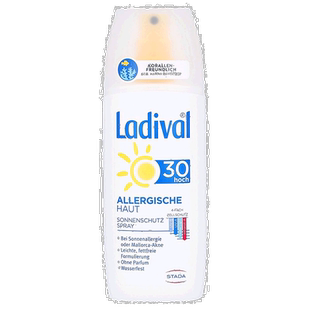 欧洲直邮德国药房Stada防晒紫外线过敏皮肤Lsf 30身体喷剂150ml