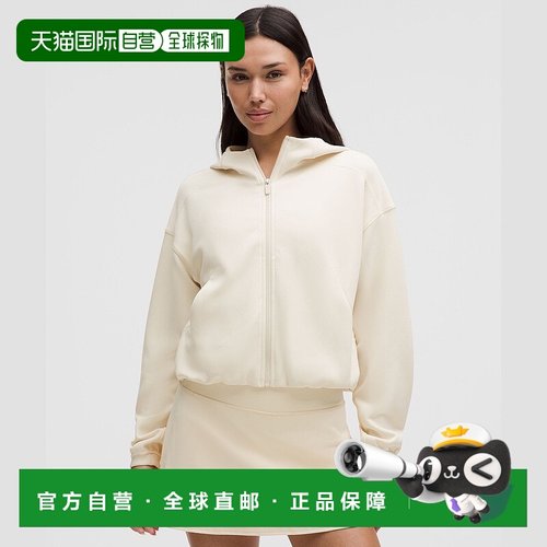 自营1h可退 欧洲直邮LULULEMON露露乐檬 Softstreme拉链连帽衫