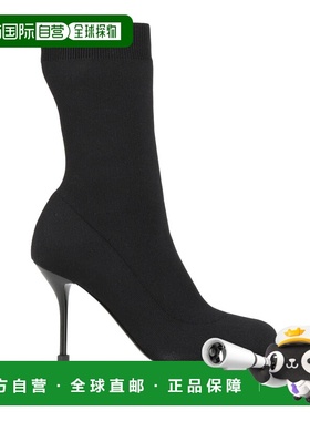 香港直邮mcqueen 亚历山大 麦昆 女士 脚踝靴 black黑色 舒适时尚