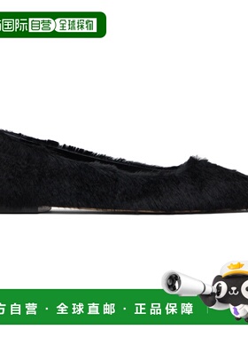 1h可退 香港直邮aeyde 女士 黑色 Cassy Pointed-Toe 芭蕾鞋 A11F