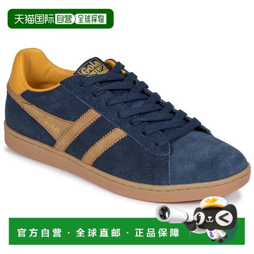 欧洲直邮Gola 男鞋 低帮板鞋 蓝色 冬天 EQUIPE II SUEDE