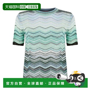 DS26SN0VBK01H9短袖 香港直邮Missoni 人字纹圆领T恤